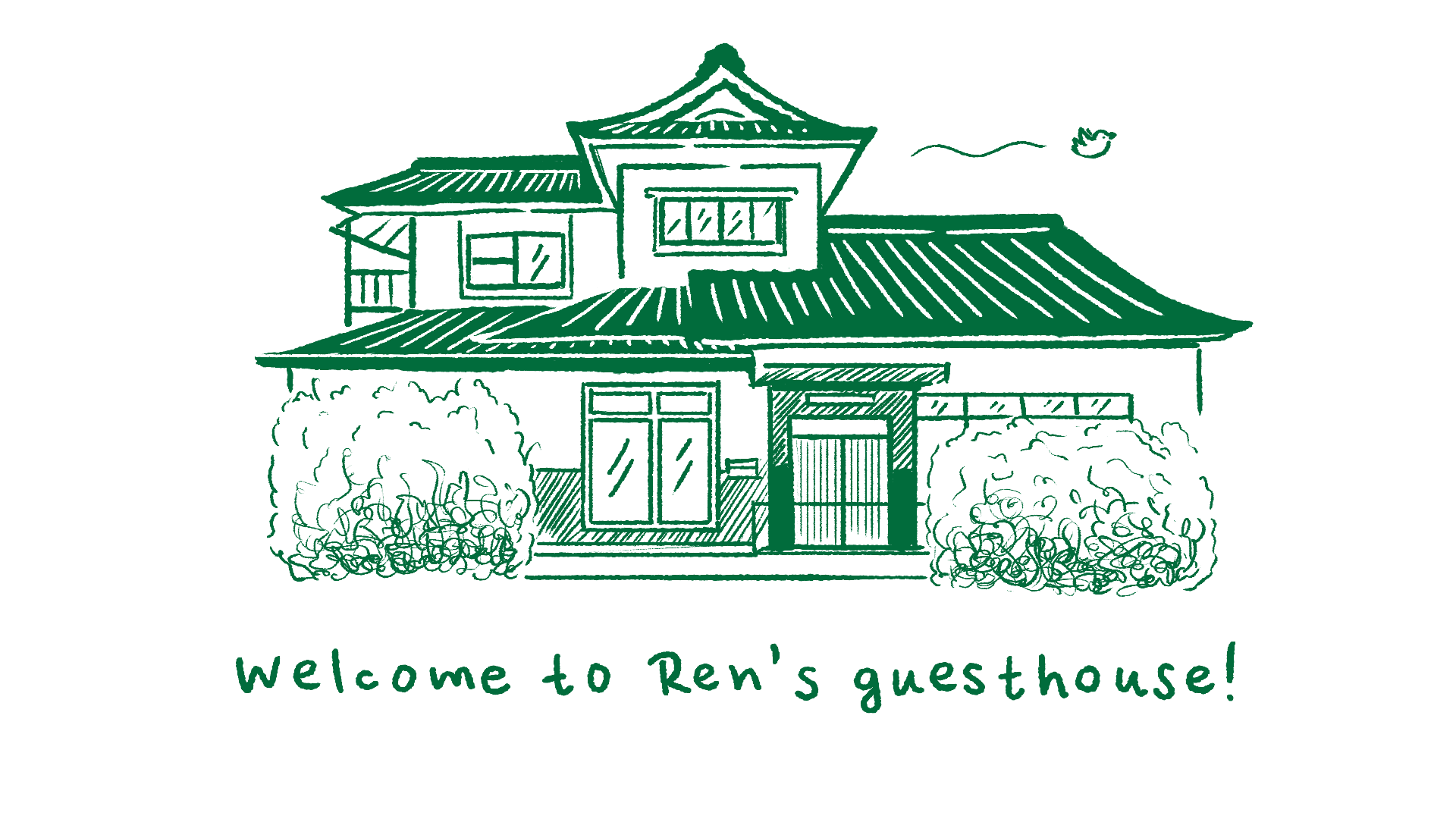 Ren's guesthouseの外観